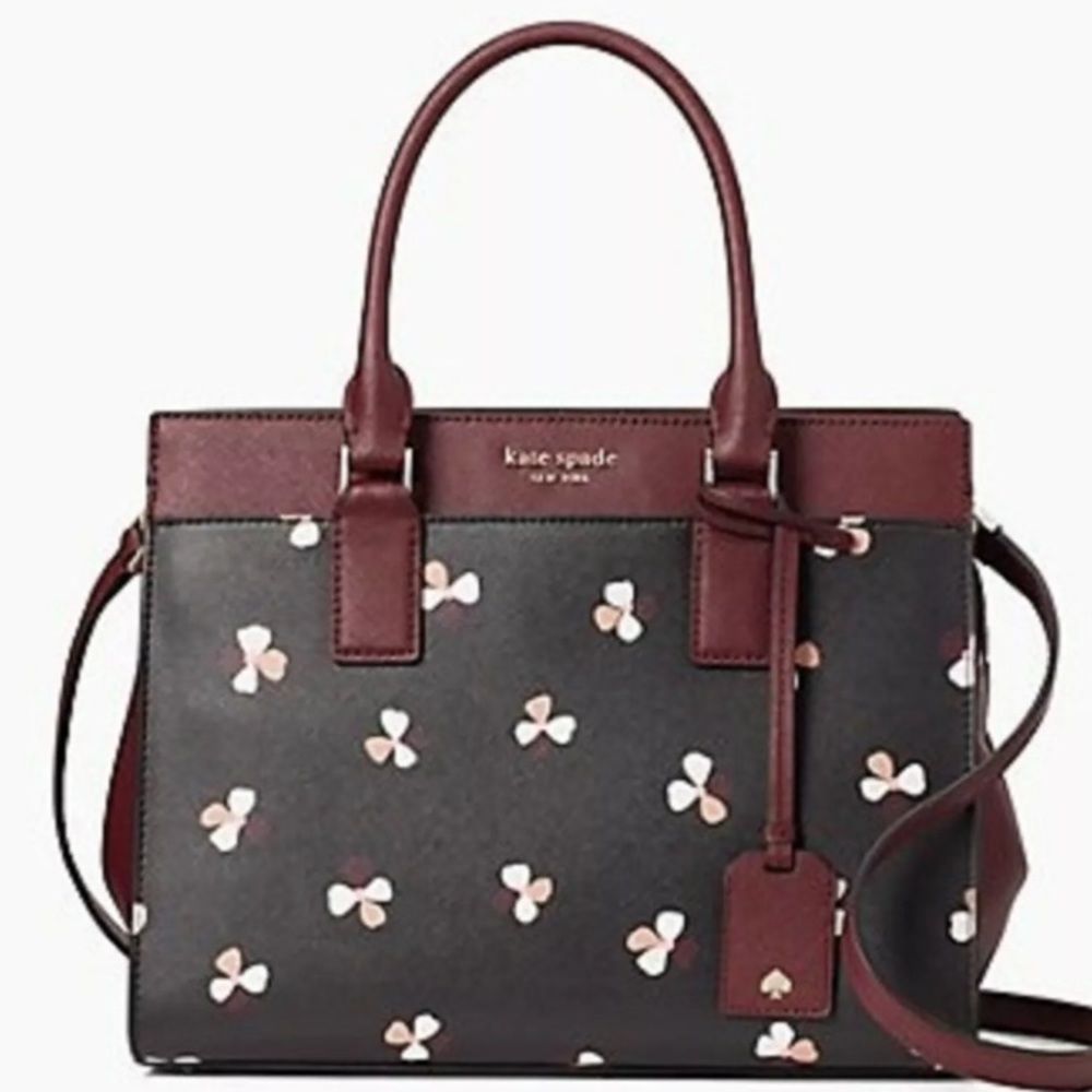 Kate Spade Bag Cameron Medium Satchel dusk buds